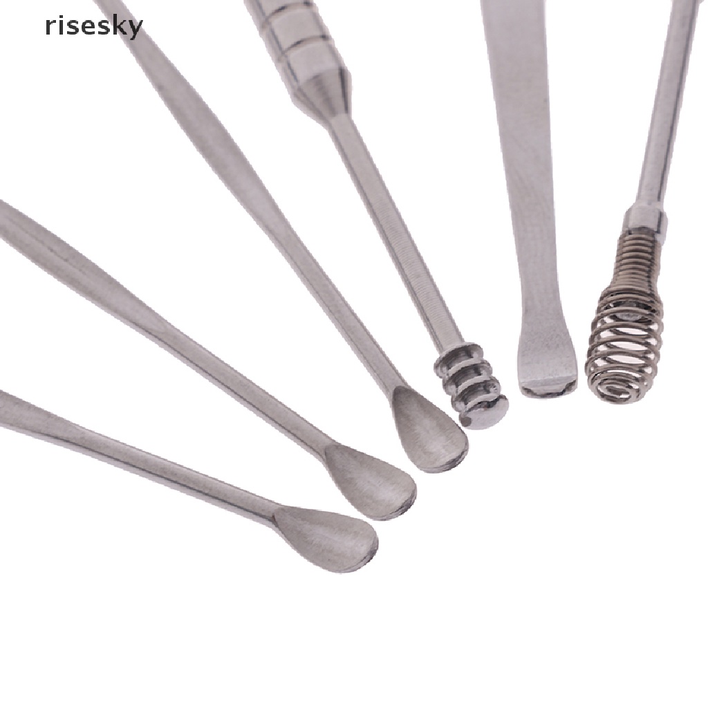 Bộ 7 Dụng Cụ Lấy Ráy Tai Bằng Thép Không Gỉ ♨Trên đó