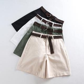 SUXI Quần short ống rộng phong cách Hàn Quốc trẻ trung dành cho nữ