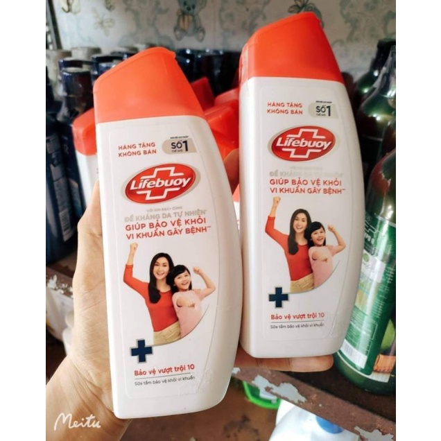 Bộ 2 Chai Sữa tắm Lifebouy 200g hàng khuyến mãi.