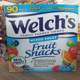 🍋 Kẹo Dẻo Trái Cây Welch's Fruit Snacks Mỹ (Túi 25.5g/ gói)