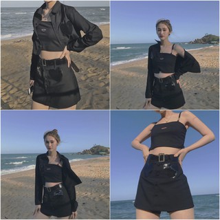 Set đồ Natthy Crystal màu đen cá tính