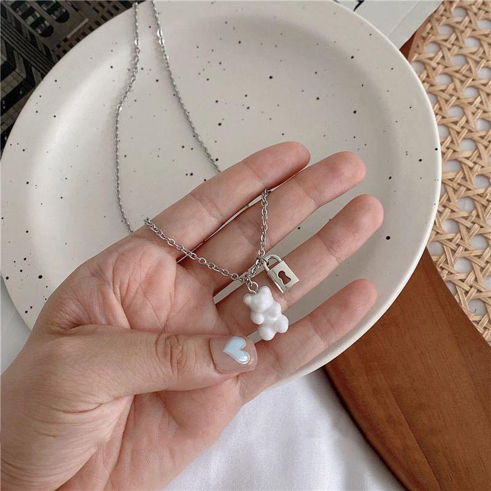 Vòng cổ Mặt Nhựa Resin Màu Trơn Thời Trang Hàn Quốc Cho Nam Nữ