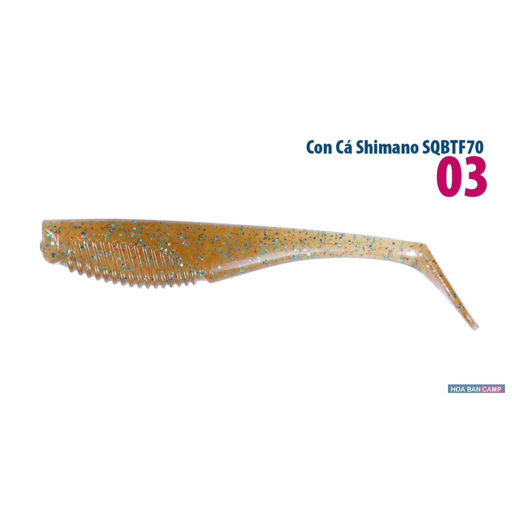 Mồi Mềm Con Cá Shimano Fish SQBTF70 | 7cm