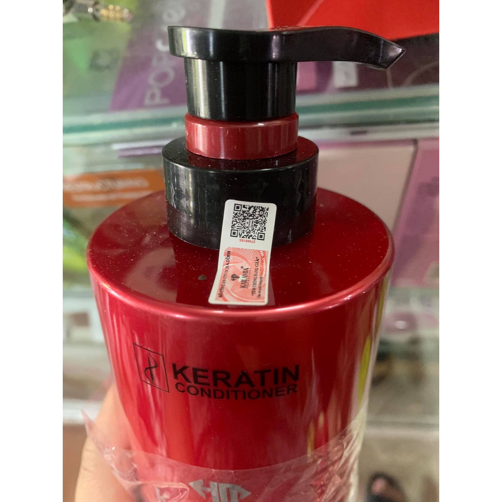 Dầu gội xả Kailamia Collagen Keratin Amino Repair 800ml chống rụng tóc,bạc tóc và kích thích mọc tóc