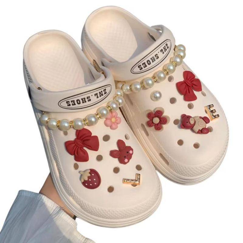 sticker dép crocsSet charm phụ kiện trang trí giày dễ thương DIY