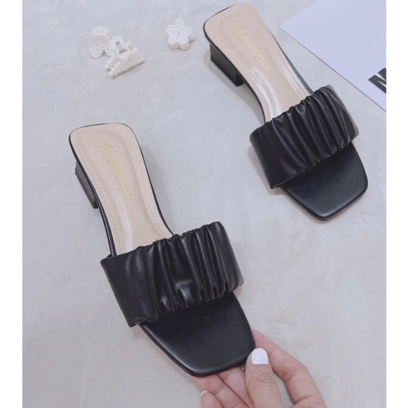 Dép quai nhún đế 3cm mã64
