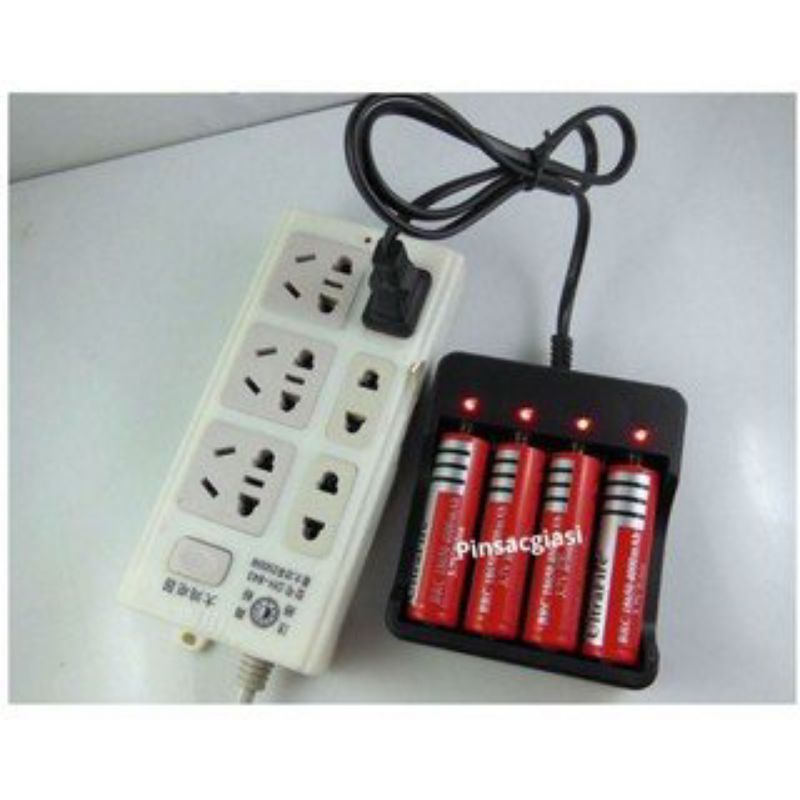 Sạc pin 18650 nhanh 4 pin