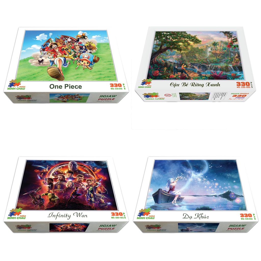 Bộ Sưu Tập Tranh Ghép 330 Mảnh - Chủ Đề Phim Ảnh Và Anime