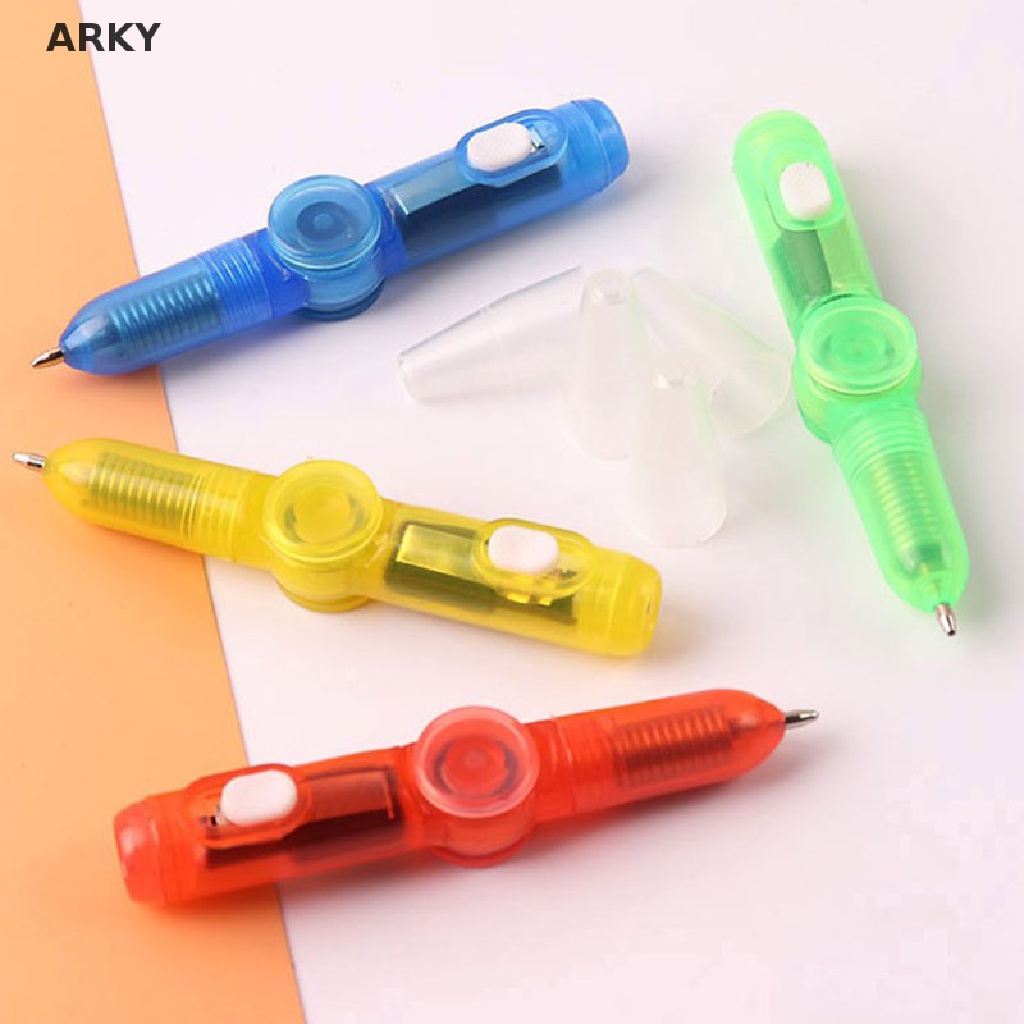 (MớI) Con Quay Đồ Chơi Fidget Spinner Với ĐèN LED 2 Trong 1 EDC