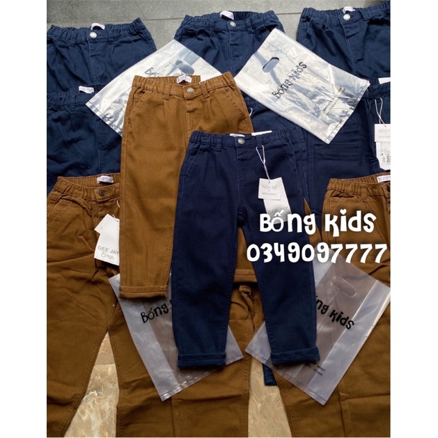 Quần Kaki Bé Trai Basic Lưng Chun GJ