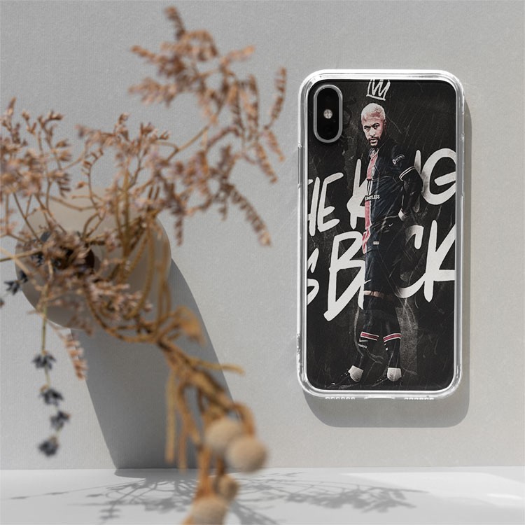 Ốp lưng Neymar Jr  The King is Back cho Iphone 5 6 7 8 Plus 11 12 Pro Max X Xr FOO20210092