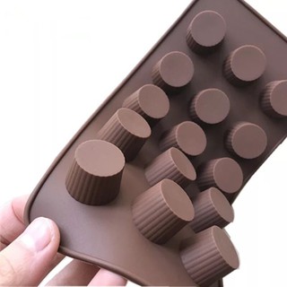 - Khuôn silicone 15 hình trụ