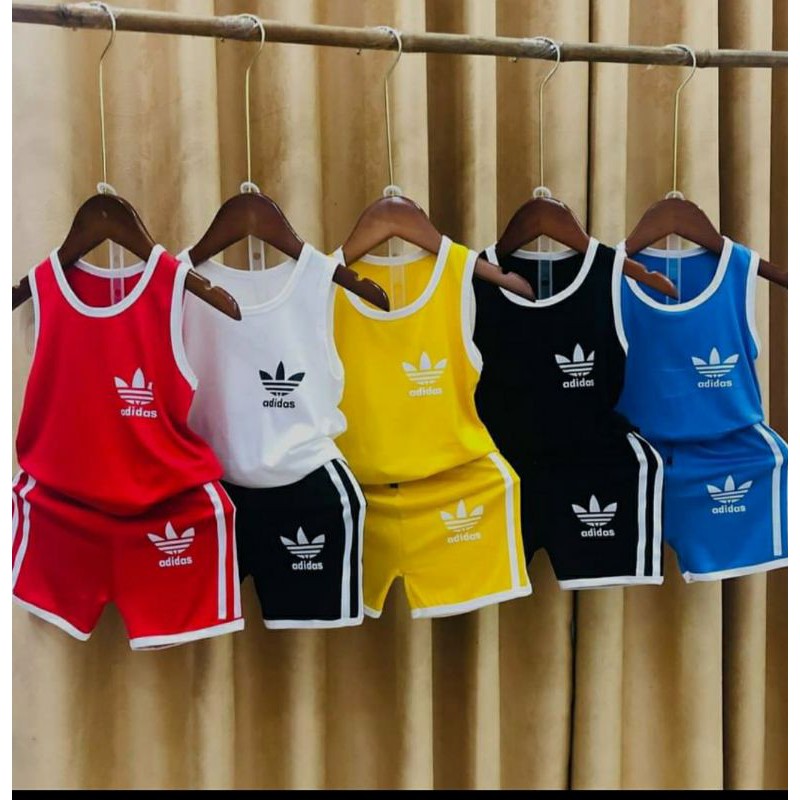 Bộ thun lạnh adidas cho bé yeu