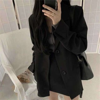 [ Order taobao] Áo blazer đen basic ullzang
