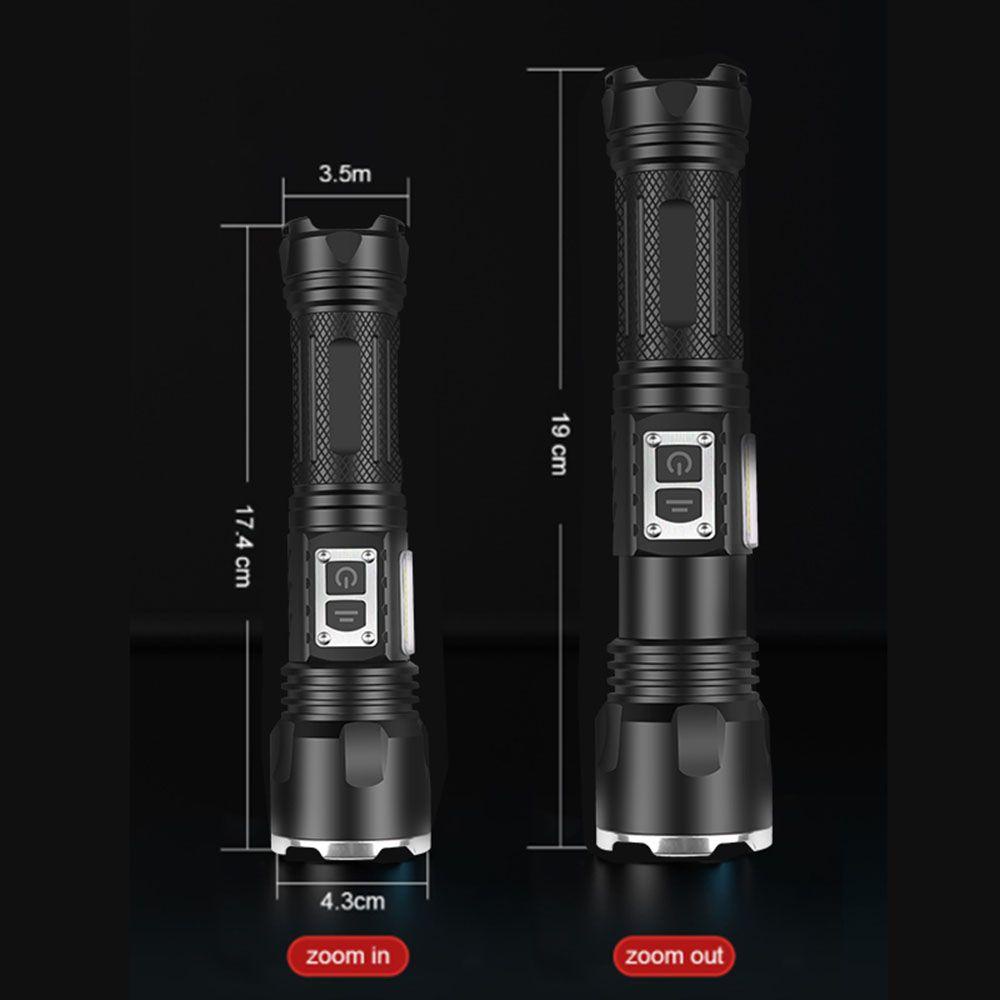 Đèn Pin Xhp160 Siêu Sáng Sạc USB Chất Lượng Cao