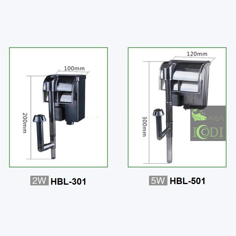 Lọc thác bể cá cảnh SUNSUN HBL-501