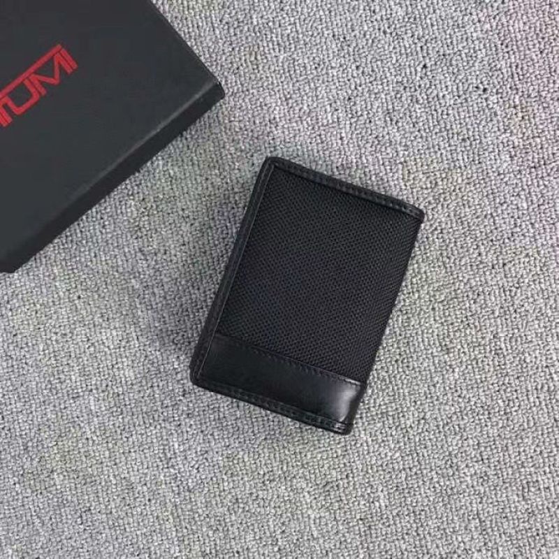 Tumi 421702 Ví Đựng Thẻ Bằng Nylon Da Bò Kèm Hộp Đếm Tiện Dụng