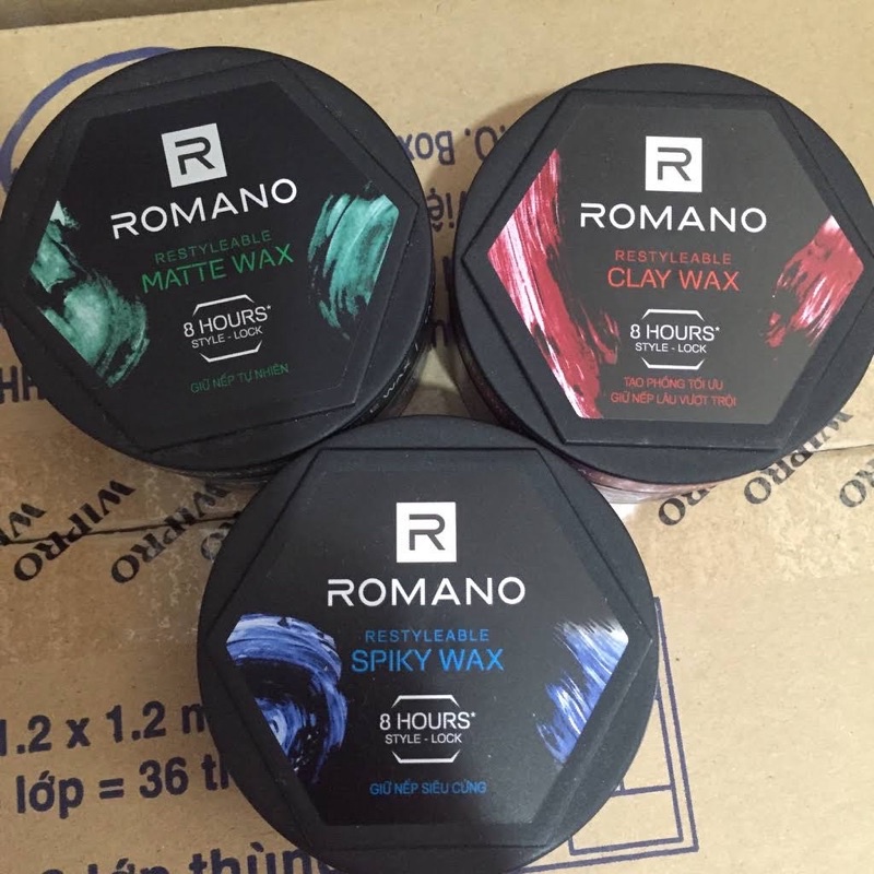 Sáp vuốt tóc Romano mẫu mới