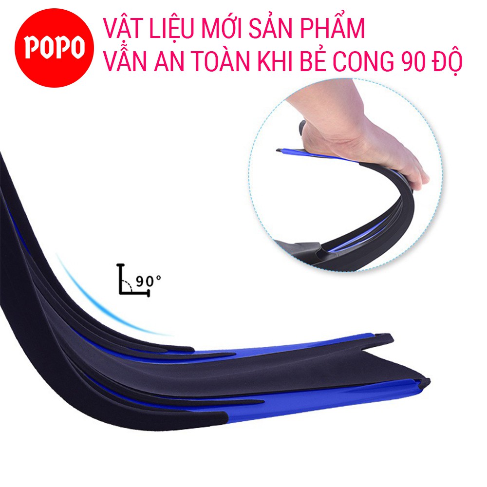 Chân vịt lặn biển POPO DF06 chất liệu cao cấp bẻ cong được 90 độ sử dụng như chân nhái lặn biển cho lặn ngắm san hô