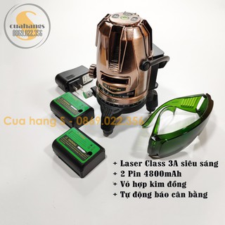 Máy cân mực laser - Máy bắn cốt - Máy cân bằng laze 5 tia xanh T-BOSS chuẩn xác T299