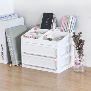 Khay Tủ Nhựa 3 Tầng - Đựng Đồ Dùng Học Tập - Đựng Đồ MakeUp Mỹ Phẩm