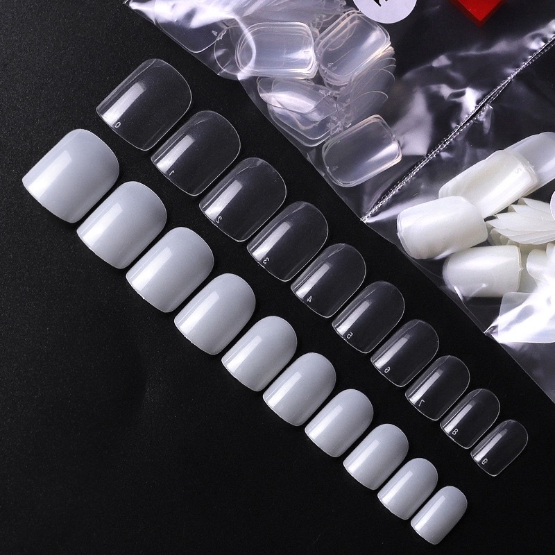 Móng úp fom mới tròn - vuông ngắn