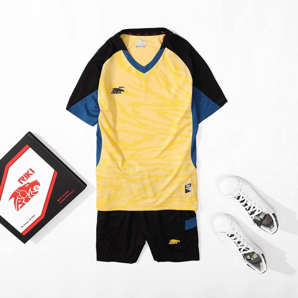 Bộ quần áo bóng đá không Logo Freedom thun mè mịn RIKI- 4 MÀU