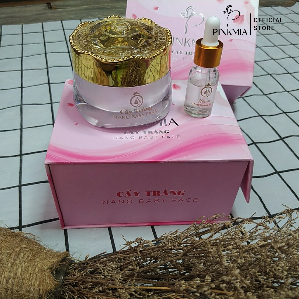 (Chính Hãng) Cấy Trắng Nano Baby Face Trắng Da, Cấp Ẩm, Làm Sáng Da, Mờ Thâm Dùng Trong Spa