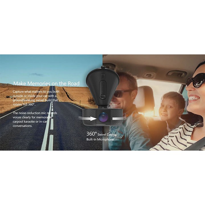 Camera Hành Trình VAVA Dual Dash Cam VD002 – 2 mắt trước sau