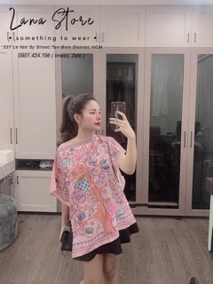 ÁO LỤA LỆCH VAI💃🏼