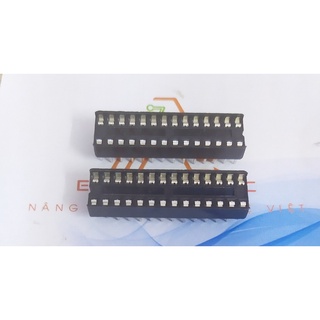 Đế cắm ic dip-28 chân dẹt