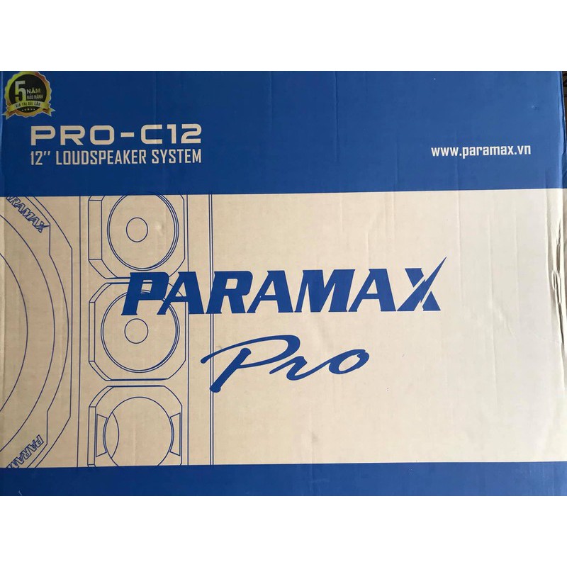 ĐÔI LOA KARAOKE BASS 30CM PARAMAX PRO C12 CHÍNH HÃNG