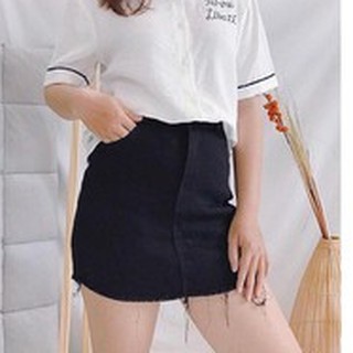 chân váy dáng A kèm quần trong cá tính chất kaki