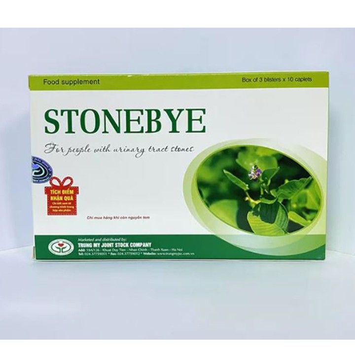 STONEBYE Viên Uống - Giải Pháp Cho Người Bị Sỏi Đường Tiết Niệu - Coastlinecare Pharmacy