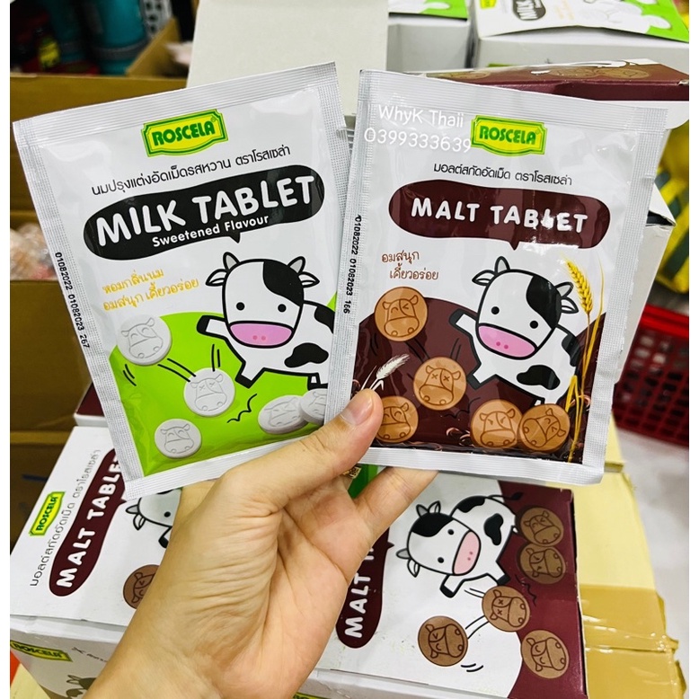 Kẹo sữa bò hàng siêu thị 7-eleven Thái Lan Date mới 20g