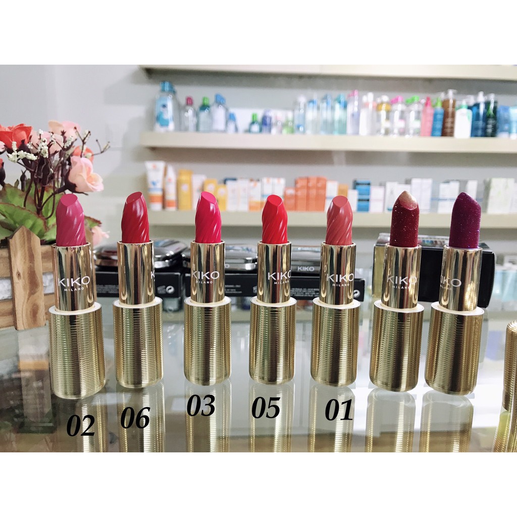 Son KIKO Ocean Feel 03 đỏ hồng dưỡng môi tốt