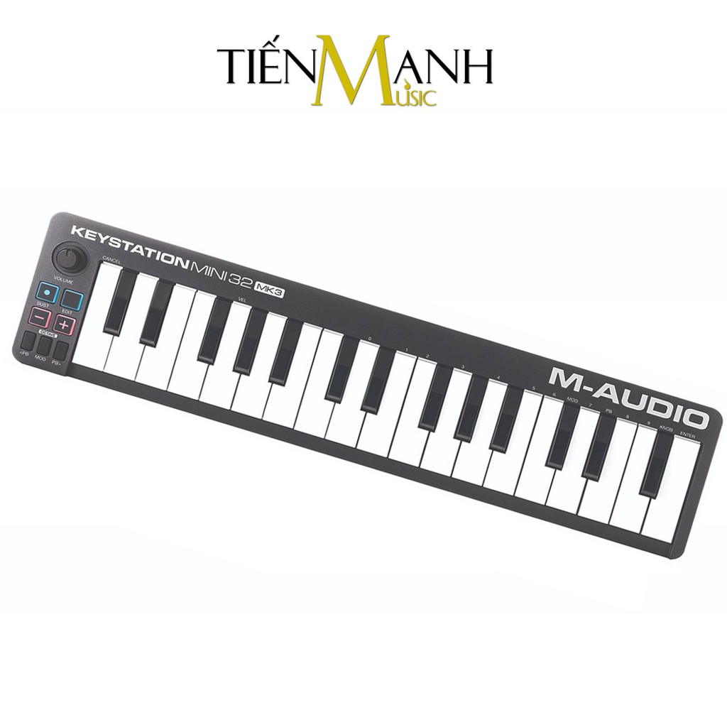 Đàn M-Audio Keystation Mini 32 Phím MK3 MIDI Keyboard Controller MKIII MAudio Bàn phím làm nhạc - Sản xuất âm nhạc