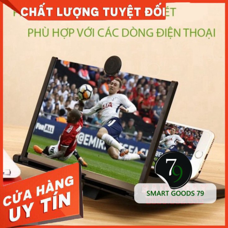 Kính phóng đại to màn hình điện thoại 3D 4D F1 Plus 10 inches cho xem phim đá