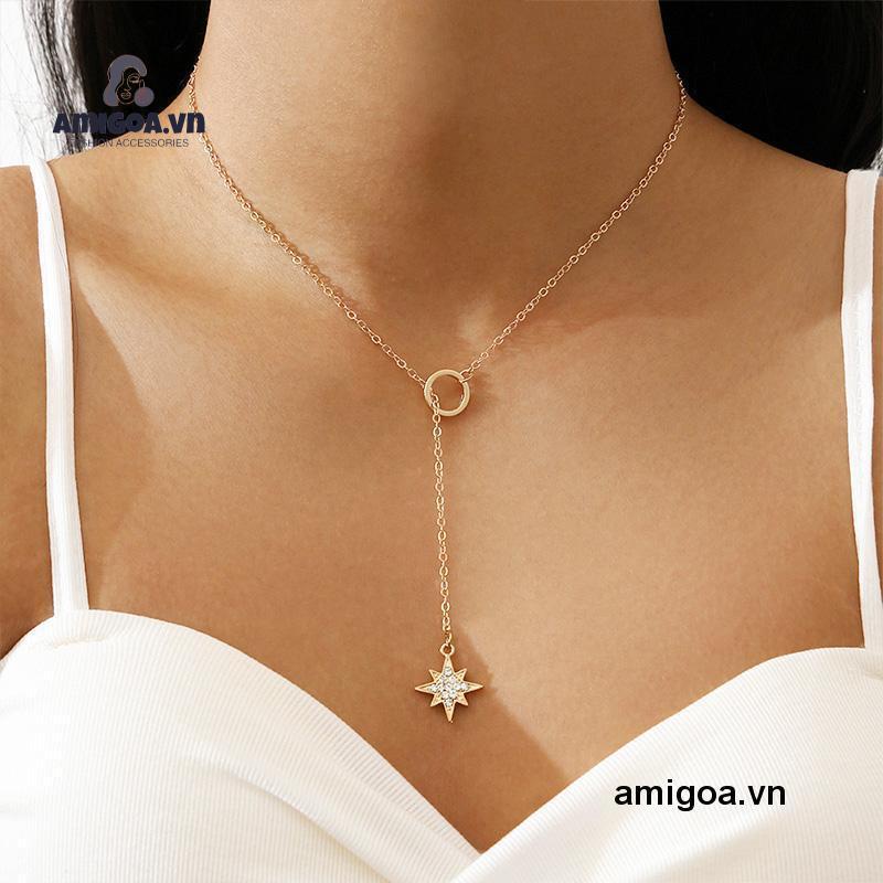 ✨✨Vòng cổ Kim Loại Mặt Hình Ngôi Sao Thời Trang
