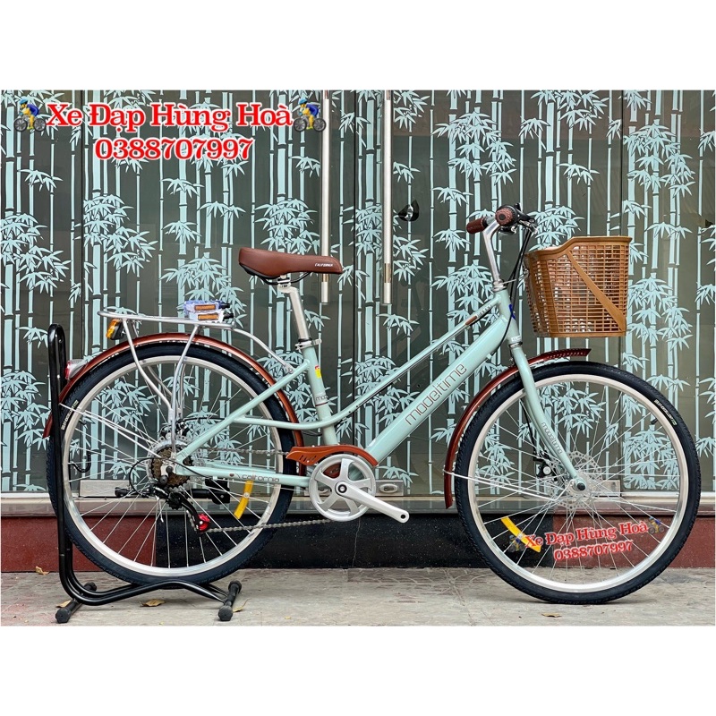 Xe Đạp Thể Thao Modeltime California Mango Mới Nhất 2023- Khung Nhôm Gourp Shimano 6 tốc độ