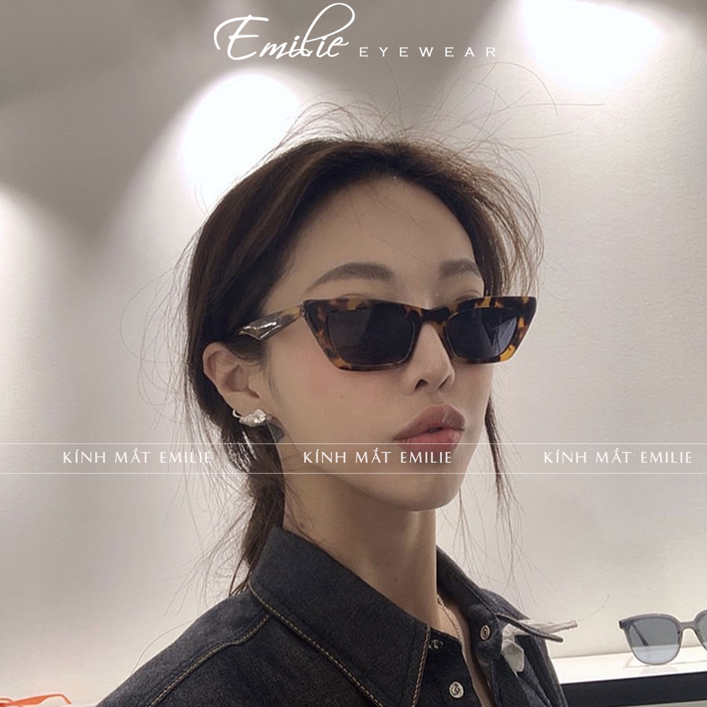 Gọng kính mát ngang xéo mắt chống uv400 Emilie eyewear phụ kiện thời trang CHAPSAL
