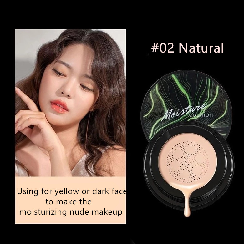 [Hàng mới về] Phấn Nước Bb Air Dưỡng Ẩm Kèm Mút Trang Điểm Hình Nấm Chafful