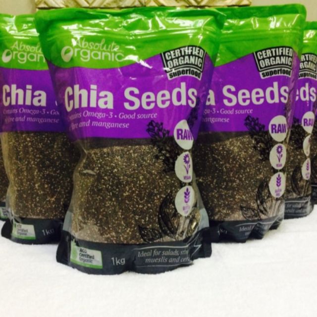 1kg Hạt Chia Úc Organic Chia Seed [ mẫu mới]