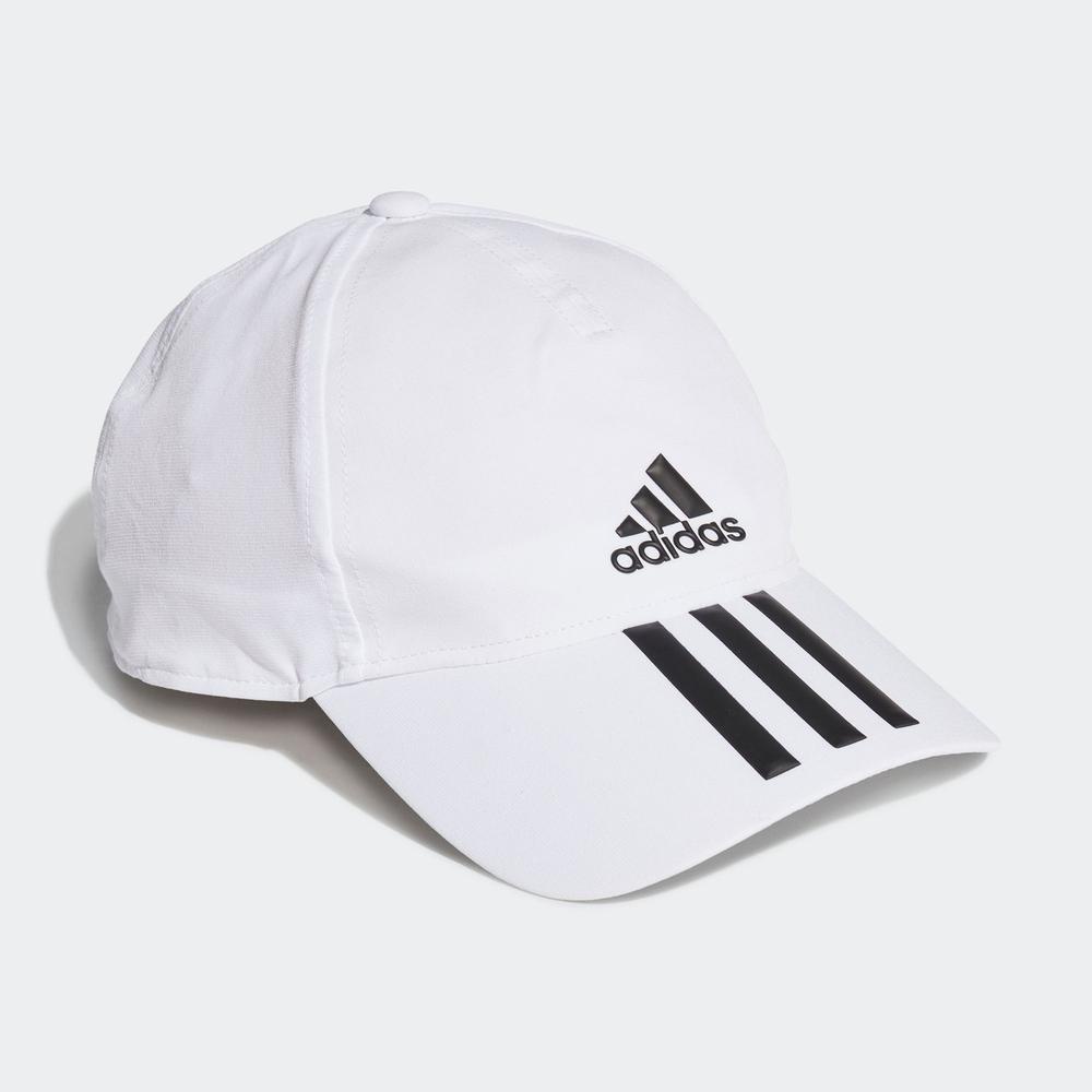 Mũ Lưỡi Trai adidas TRAINING Unisex Mũ Bóng Chày 3 Sọc AEROREADY Màu trắng GM4511