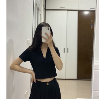 Áo phông croptop - ảnh thật shop chụp