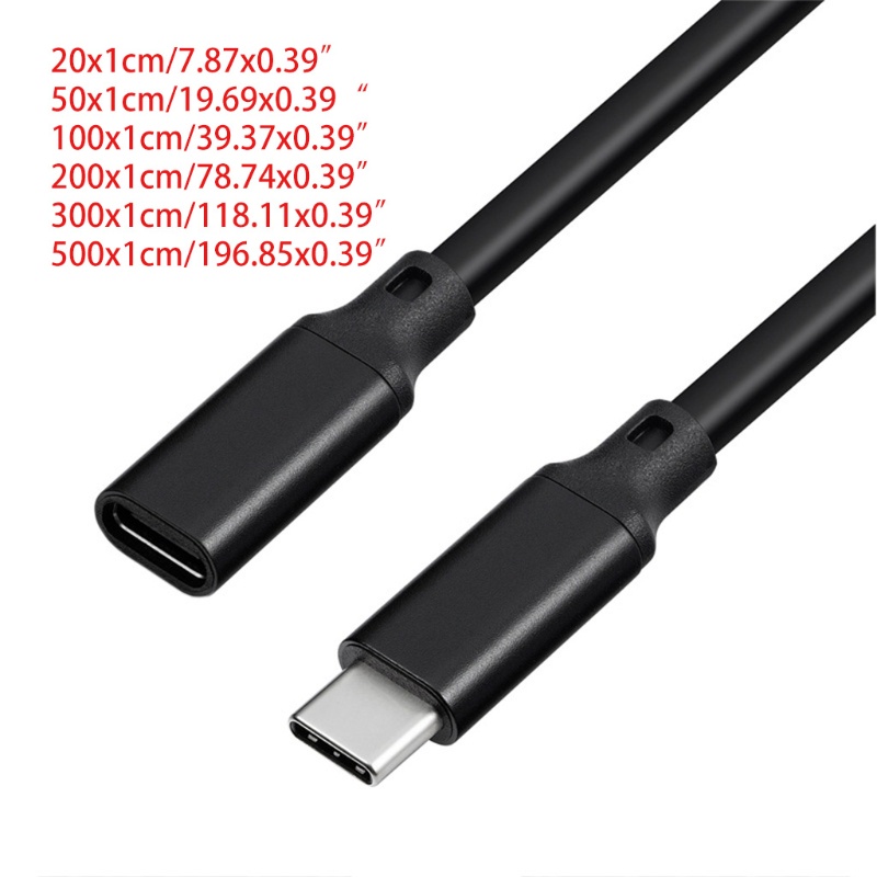 Cáp nối dài Type-C 100w Pd 5a Usb3.1 4k 60hz Usb-C thế hệ 2 10gbps tiện dụng | WebRaoVat - webraovat.net.vn