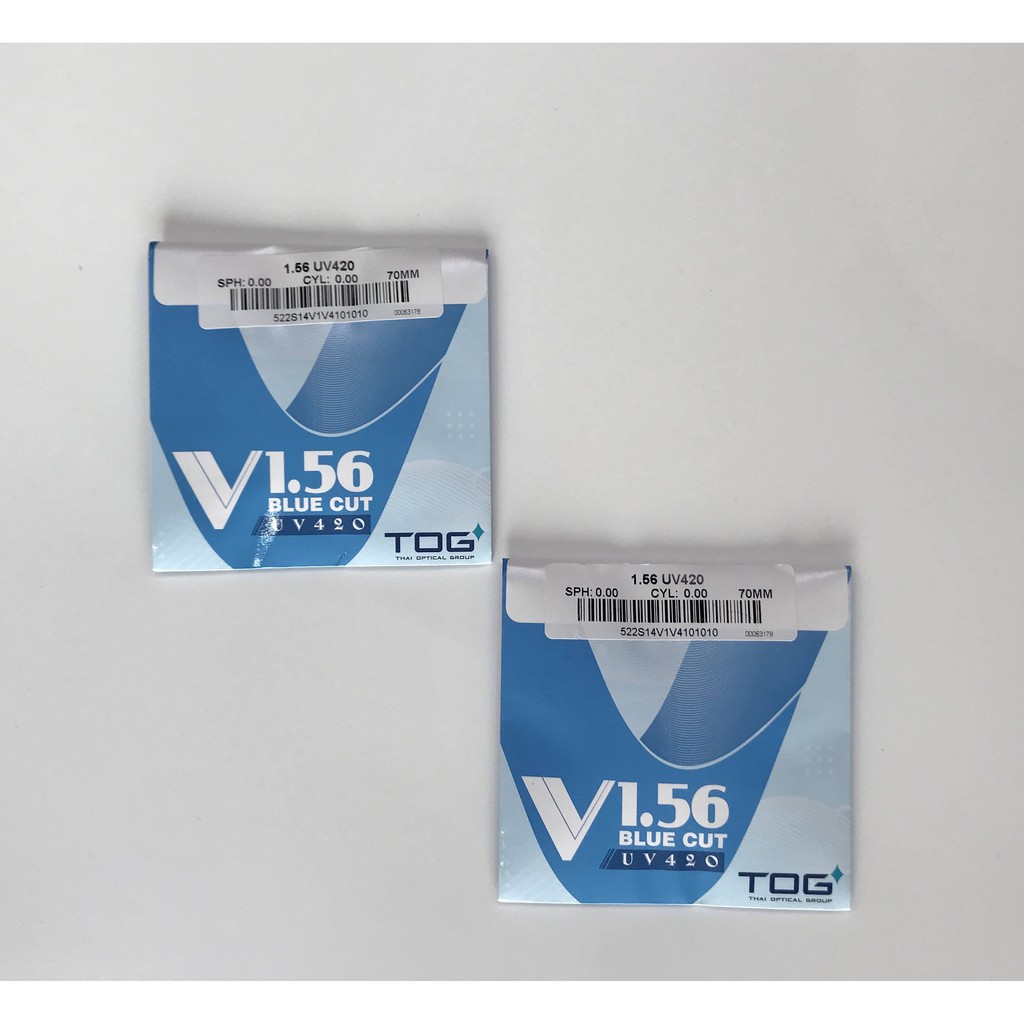 Tròng Kính Chống Ánh Sáng Xanh, Chống Bám Hơi Nước Thương hiệu Ouress-TOG-Excelite Chiết Suất 1.56 Trung Quốc