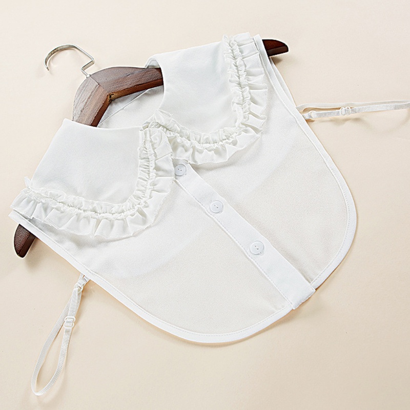 Cổ Áo Rời Phối Bèo Nhún Thời Trang Cho Nữ