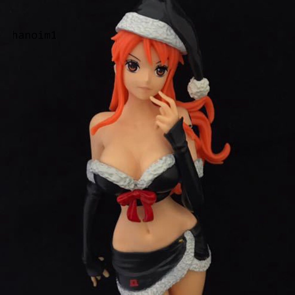 Mô Hình Nhân Vật Nami Trong Anime Tư Thế Ngồi Gợi Cảm Trang Trí Giáng Sinh