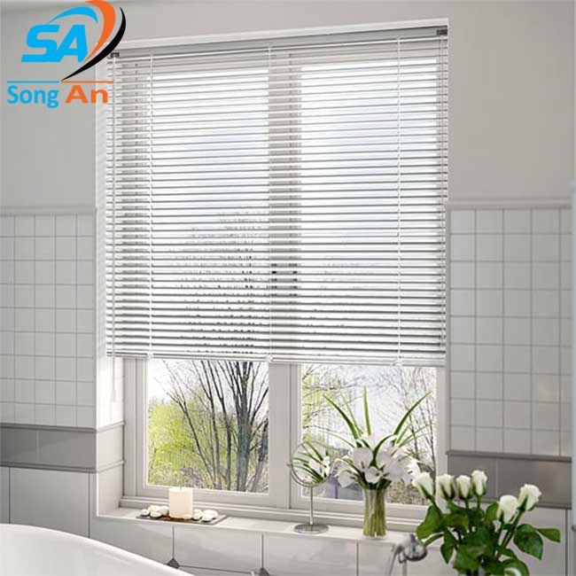 Rèm Sáo Nhôm ST01 - ST35 - ST 01 Màu Trắng Cắt Theo Kích Thước Yêu Cầu